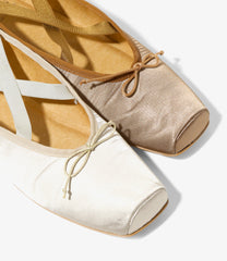Color Combi Ballet Shoes - Sateen
