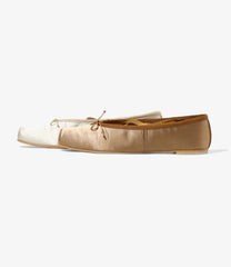 Color Combi Ballet Shoes - Sateen