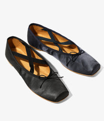 Color Combi Ballet Shoes - Sateen