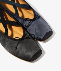 Color Combi Ballet Shoes - Sateen