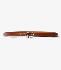 Peace Buckle Narrow Belt - Steer