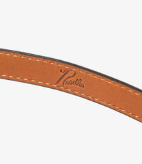 Peace Buckle Narrow Belt - Steer
