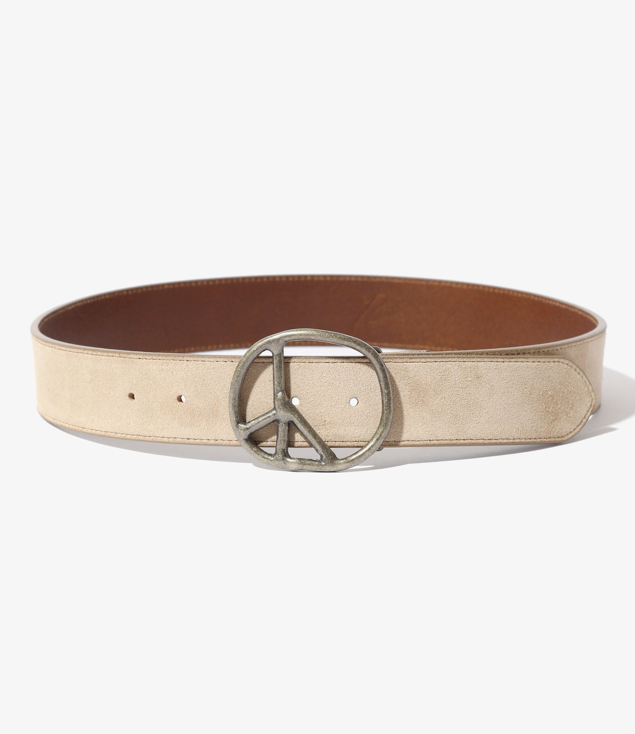 ニードルズ ベルト PEACE BUCKLE BELT SUEDE LTHR Peace Buckle Belt - Suede Lthr. – NEPENTHES ONLINE STORE