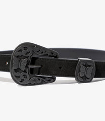 Papillon Western Tip Belt - Suede