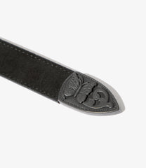 Papillon Western Tip Belt - Suede