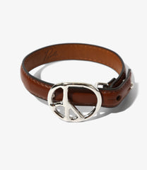 Peace Buckle Narrow Bracelet - Steer