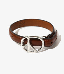 Peace Buckle Narrow Bracelet - Steer