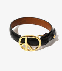 Peace Buckle Narrow Bracelet - Steer