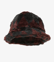 Bermuda Hat - Acrylic Fur / Argyle