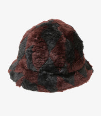 Bermuda Hat - Acrylic Fur / Argyle