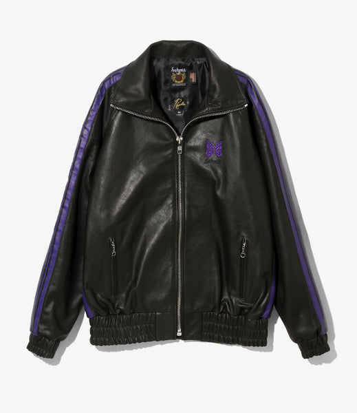 NEEDLES x Schott Track Jacket - Cowhide Leather