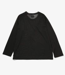 L/S U Neck Tee - Poly Mesh