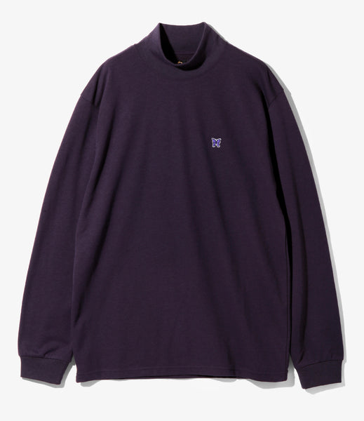 L/S Mock Neck Tee - Poly Jersey