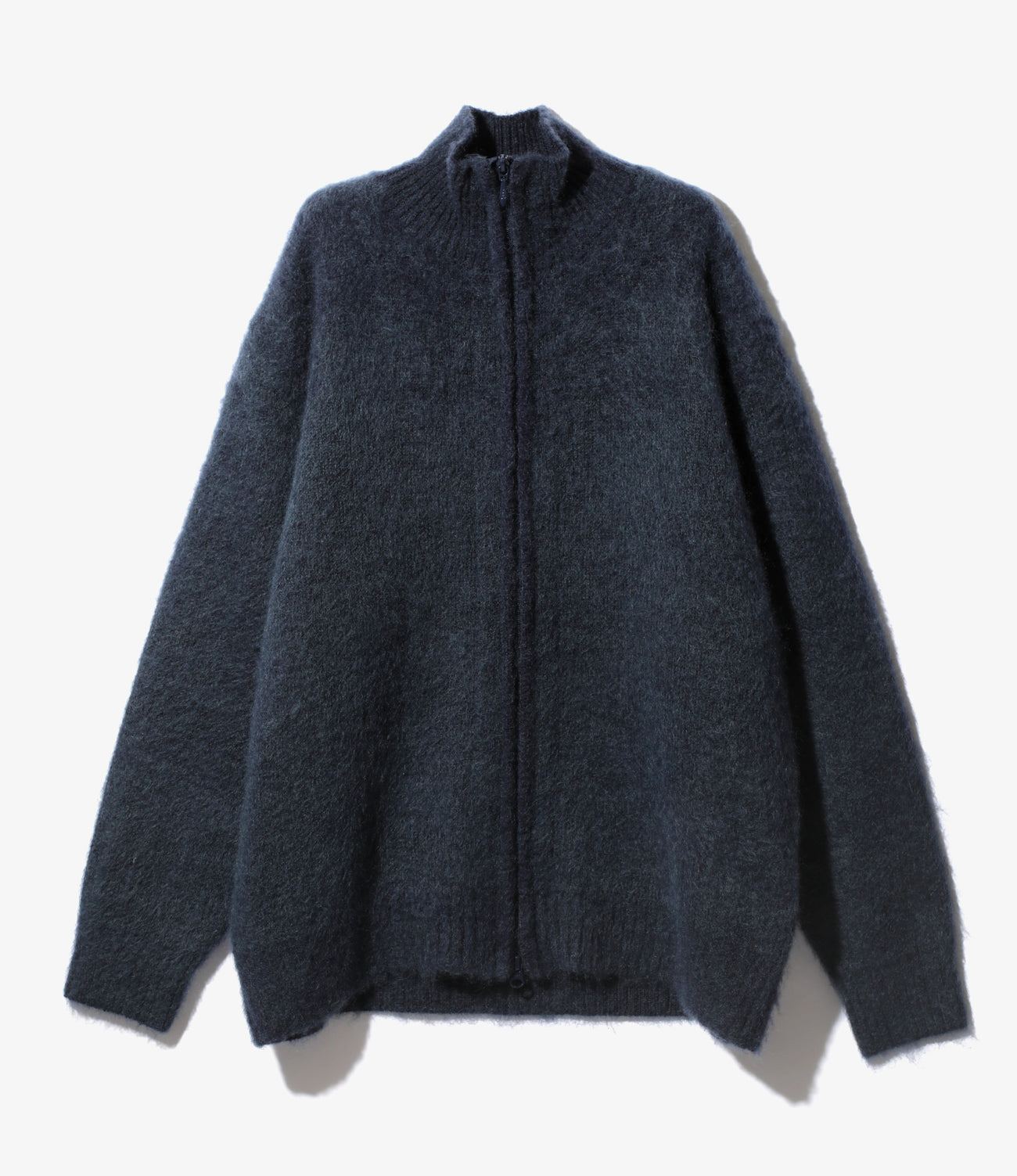 Zipped Mohair Cardigan - Solid – NEPENTHES ONLINE STORE