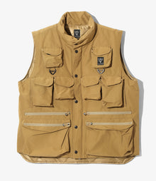 Multi Pocket Zipped Down Vest - Grosgrain – NEPENTHES ONLINE STORE