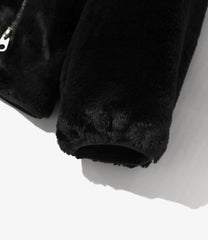 Piping V Neck Shirt - Micro Fur