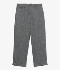 Officer Pant - Poly Wool Herringbone