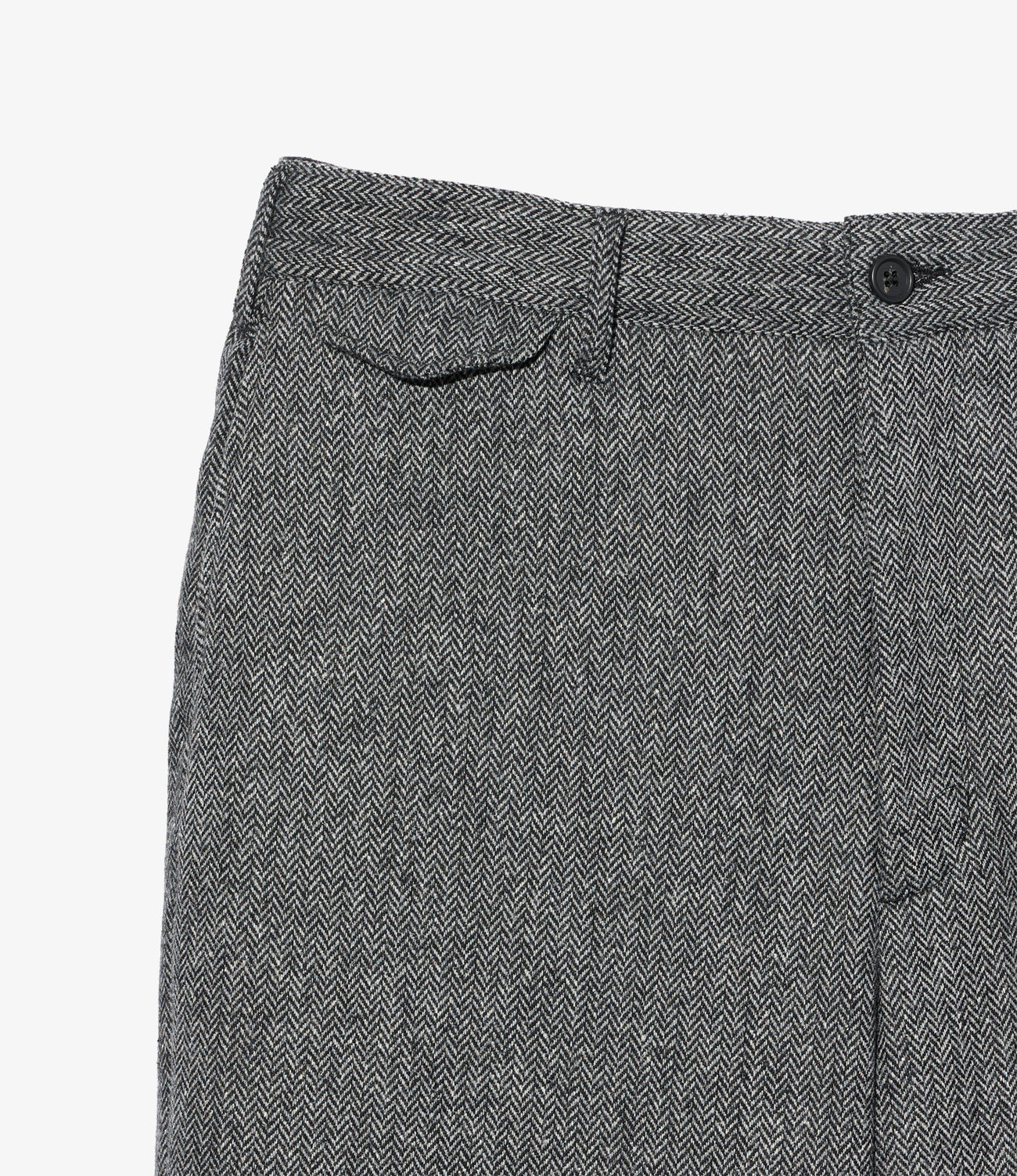 Officer Pant - Poly Wool Herringbone