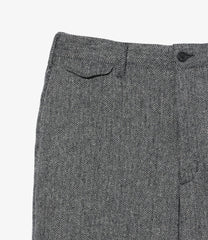 Officer Pant - Poly Wool Herringbone