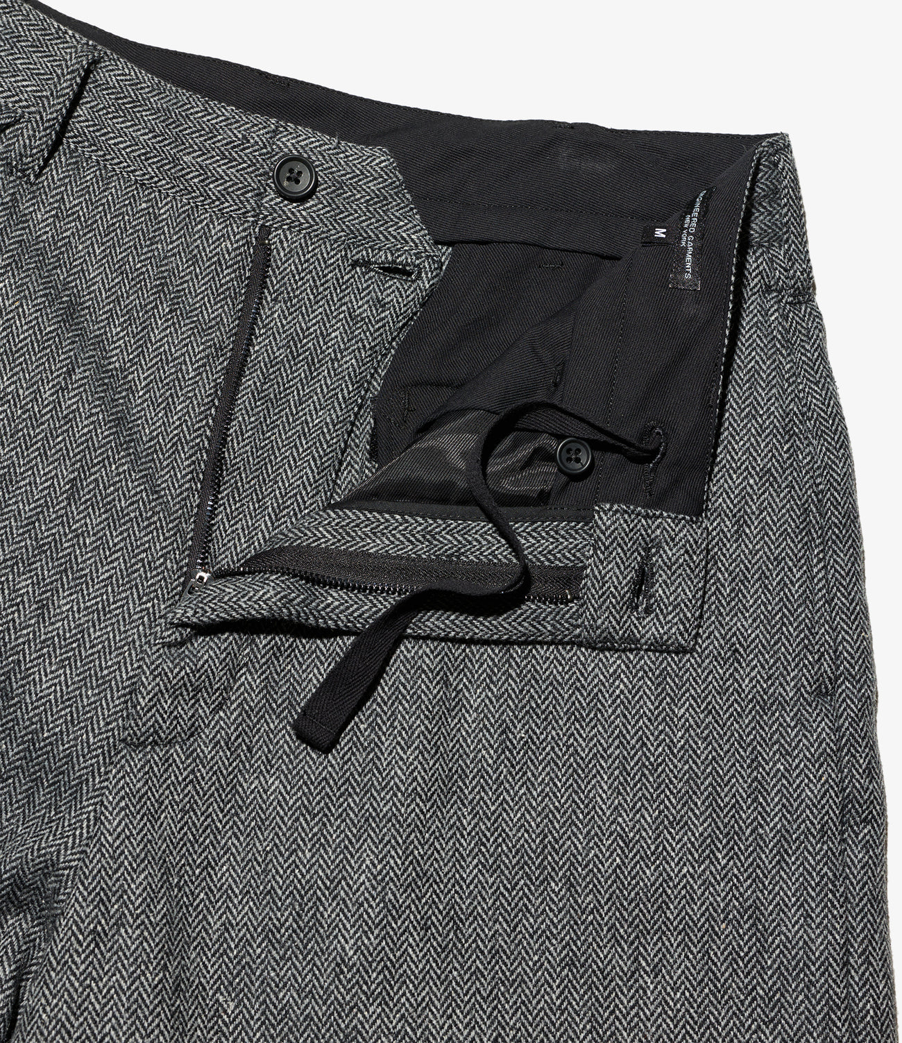 Officer Pant - Poly Wool Herringbone
