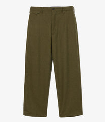 Officer Pant - Poly Wool Heavy Flannel