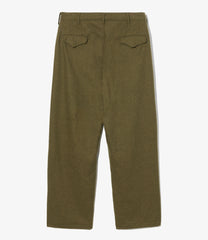 Officer Pant - Poly Wool Heavy Flannel