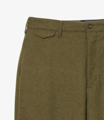 Officer Pant - Poly Wool Heavy Flannel