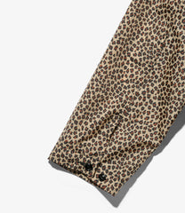 Cagoule Shirt - Nylon Leopard Print