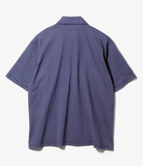 Polo Shirt - Cotton Polka Dot Pique
