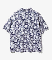 Polo Shirt - Cotton Floral Pique