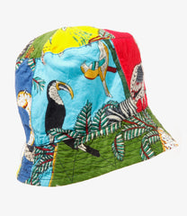 Bucket Hat - Animal Print Patchwork