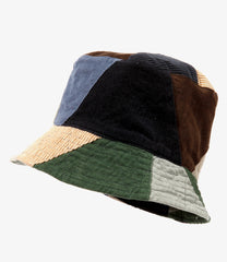 Bucket Hat - Triangle Corduroy Patchwork