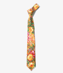 Neck Tie - Cotton Floral Satin