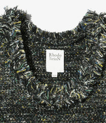 Tweed Fringe Vest