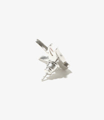Swallow Motif One Ear Earring - Artificial Stone