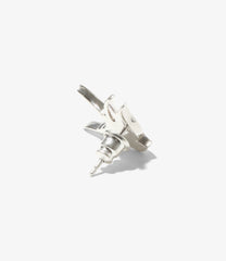 Swallow Motif One Ear Earring - Artificial Stone