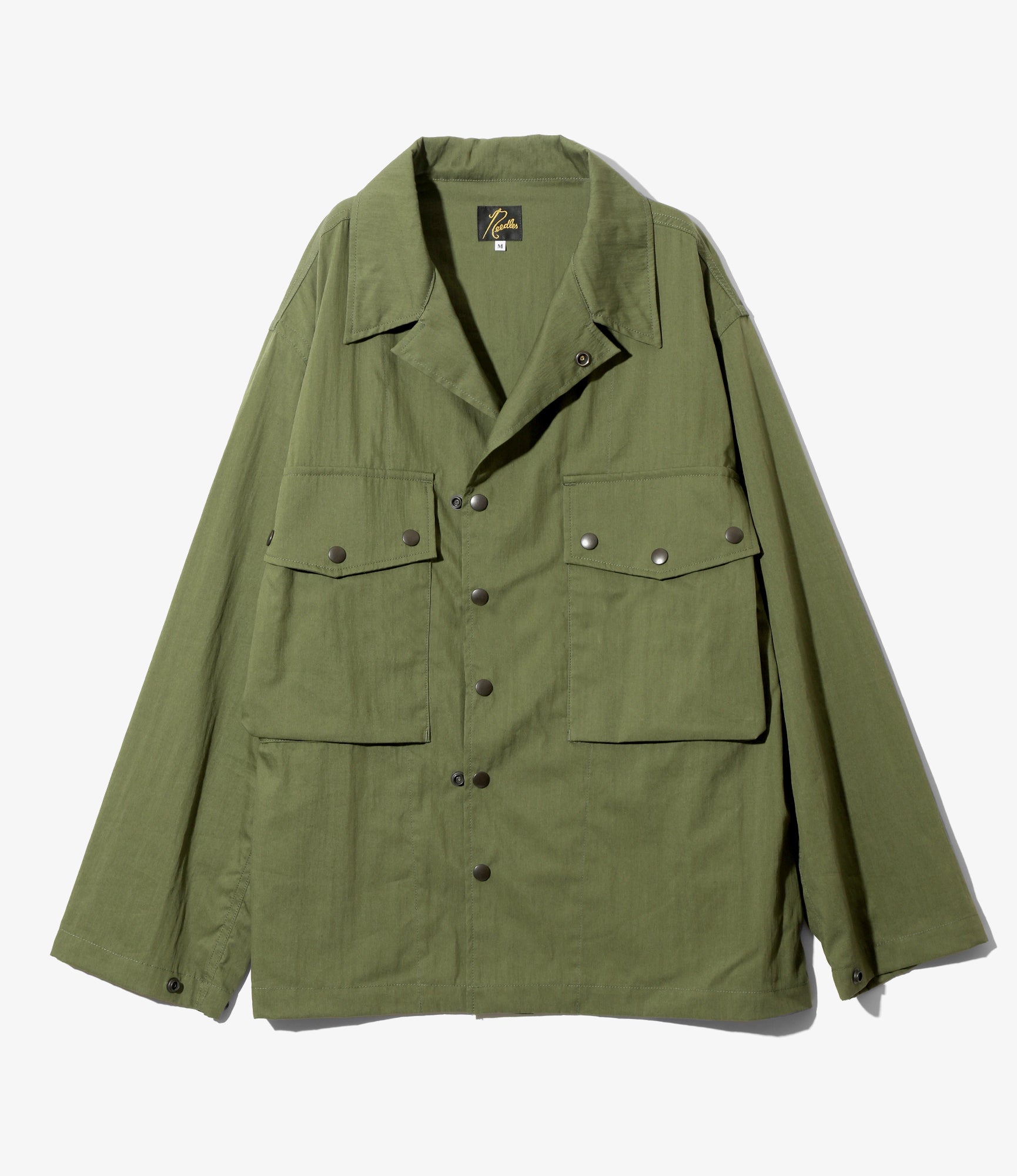 【大人気！】Needles☆フィールドフラップポケットコート Needles Field Jacket - C/N Oxford Cloth / Olive