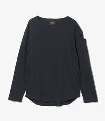 Fisherman Boat Neck Sht - Snap Shoulder