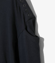 Fisherman Boat Neck Sht - Snap Shoulder