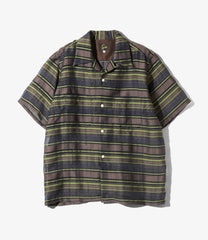 S/S One-Up Shirt - PE/CU/N/C/R Chiffon Stripe Jq.