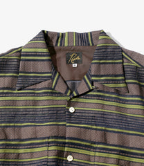S/S One-Up Shirt - PE/CU/N/C/R Chiffon Stripe Jq.