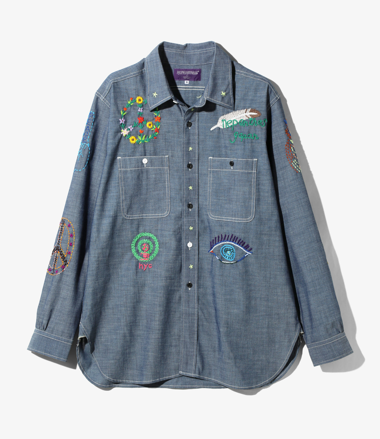 NEPENTHES x OTAKARA NYC - Work Shirt - Cotton Chambray – NEPENTHES 