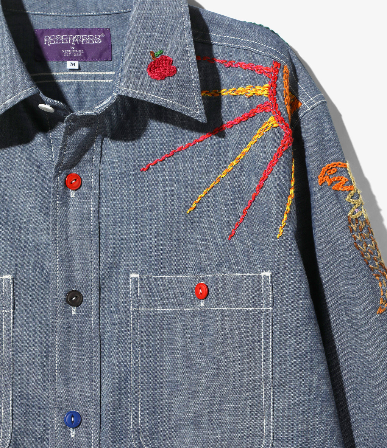 NEPENTHES x OTAKARA NYC - Work Shirt - Cotton Chambray – NEPENTHES ONLINE  STORE