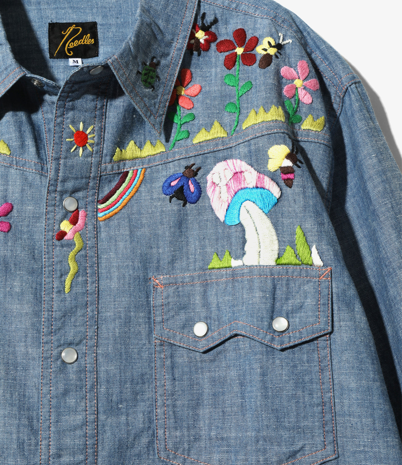 Western Shirt - Cotton Chambray / India Emb. – NEPENTHES ONLINE STORE