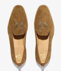 Papillon Emb. Slip-On - Suede