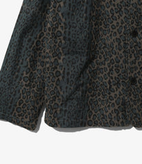 V Neck Jacket - Flannel Cloth / Printed
