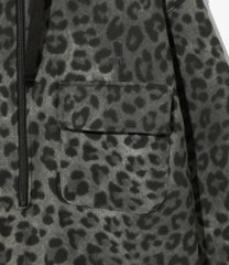 SPO Hoody - Cotton Lined Pile Fleece / Leopard Printed