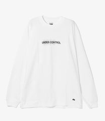 Mock Neck L/S Tee - Cotton Jersey / UNDER CONTROL