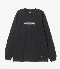 Mock Neck L/S Tee - Cotton Jersey / UNDER CONTROL