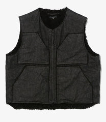 Over Vest - Cotton Cone Denim